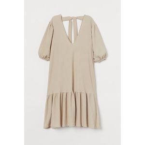 H&M Puff-sleeved Dress